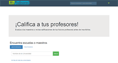 Desktop Screenshot of ecuador.misprofesores.com
