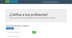 Desktop Screenshot of cuba.misprofesores.com